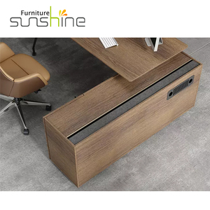 Escritorio personalizable para Presidente Ejecutivo de la serie de muebles de oficina - Product Image 2