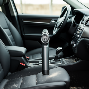 Aspiradora para Coche, Funciona con Batería, Plateada, 0.5L, 30-45min de Autonomía, Compacta, Ligera, Doble Propósito - Product Image 2