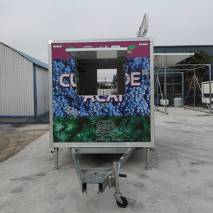 Mobile Food Cart Ice Cream Cart Coffee Truck Hot Dog <b>Trailer</b> Catering Kitchen Street Snack <b>Concession</b> <b>Trailer</b> - Product Image 3