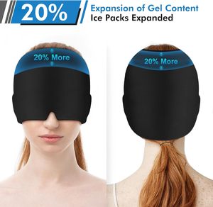 2024 Venta caliente personalizada <span class=keywords><strong>cabeza</strong></span> de migraña envoltura terapia de frío alivio del <span class=keywords><strong>dolor</strong></span> de <span class=keywords><strong>cabeza</strong></span> Gel sombrero de hielo para la tensión ojos hinchados sombrero de alivio de migraña - Product Image 5