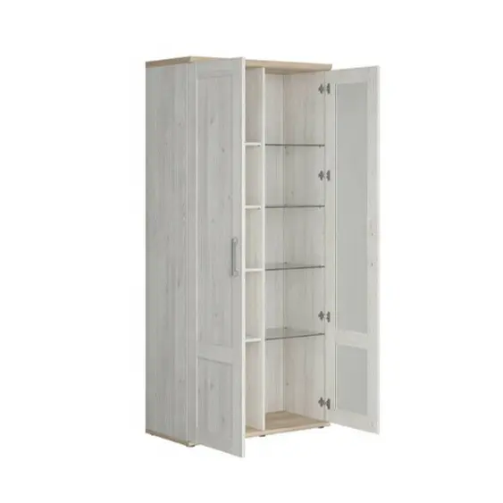 Nova personalizada nórdica de madeira quarto móveis guarda-roupa com 2 portas para pendurar roupas organizadores de armazenamento