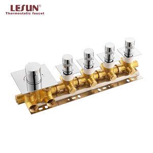 LESUN جودة عالية متعددة الألوان النحاس صمام 4 وظائف التحكم المحول - Product Image 5