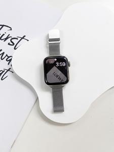 <span class=keywords><strong>Correa</strong></span> de reloj <span class=keywords><strong>Milanesa</strong></span> De Acero inoxidable magnética delgada de dos secciones para <span class=keywords><strong>Apple</strong></span> <span class=keywords><strong>Watch</strong></span> S10 9 7 <span class=keywords><strong>correa</strong></span> de reloj inteligente - Product Image 2