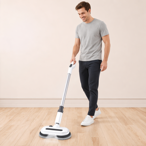 Mop Elettrico Senza Fili con Spray d'Acqua, Batteria Rimovibile, Serbatoio da 300mL, Mop Elettrico Leggero con Luci LED - Product Image 5