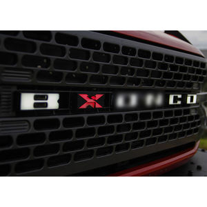 Emblema de Rejilla Delantera para Ford <span class=keywords><strong>Bronco</strong></span> 2021 <span class=keywords><strong>2022</strong></span>, Cubierta Decorativa con Letras Luminosas, Insignia de Letras ABS para la Parte Delantera del Automóvil, Accesorios de Iluminación para Automóviles - Product Image 2