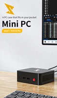 Intel N305 Mini PC con DDR4 NVMe PCIe 3,0 Salidas de vídeo duales Red inalámbrica USB 3,0 Ideal para oficina y entretenimiento