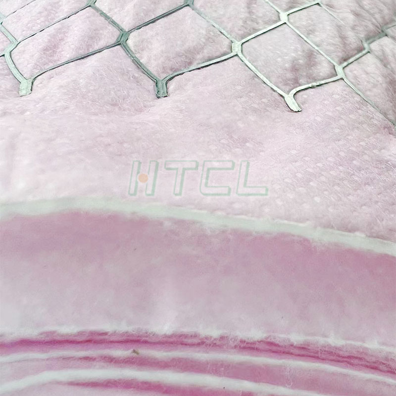 Customized Air Filter Material Synthetic Media Wire Mesh Laminated Roll G4 Polyester Panel Pleated Covering Wire Mesh Roll Media