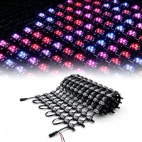 Écran LED en maille flexible P50 P100 IP65 étanche pour façade de centre commercial et mur-rideau – Approvisionnement direct usine