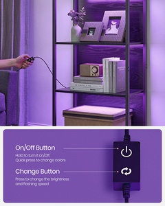 Vasagle <span class=keywords><strong>LED</strong></span> kệ của sách hiển thị kệ với <span class=keywords><strong>Dimmable</strong></span> đèn 6-Tier <span class=keywords><strong>LED</strong></span> kệ sách - Product Image 3