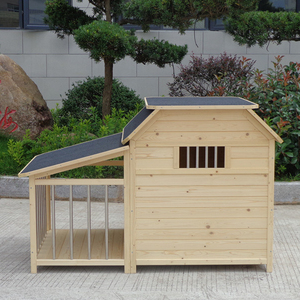 Venta al por mayor gran <span class=keywords><strong>perro</strong></span> de madera <span class=keywords><strong>casa</strong></span> de madera al aire libre <span class=keywords><strong>perro</strong></span> kennel jaula para la venta - Product Image 3