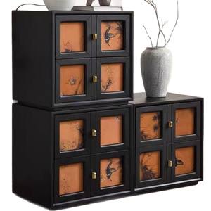 Armoire <span class=keywords><strong>de</strong></span> <span class=keywords><strong>rangement</strong></span> murale en bois massif <span class=keywords><strong>de</strong></span> <span class=keywords><strong>style</strong></span> médiéval <span class=keywords><strong>Petit</strong></span> appartement Chambre à coucher Salon Tiroir Table <span class=keywords><strong>de</strong></span> chevet Armoire élégante - Product Image 1