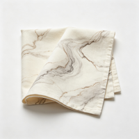 Serviettes en tissu promotionnelles OEM, logo personnalisé, serviettes de table réutilisables