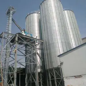 Su misura lavorazione del grano silos di archiviazione di massa silo con riso macchina di essiccazione