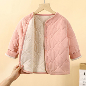 2024 di fabbrica collezione di abbigliamento invernale Unisex Cardigan intimo termico stampato formale stile per uomo e donna bambini - Product Image 4