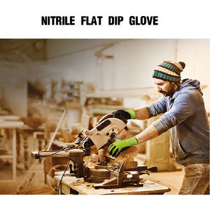 Nitrile Flat Dip <b>Glove</b> Touchscreen Nitrile Coating Gardening and Work <b>Gloves</b> - Product Image 6