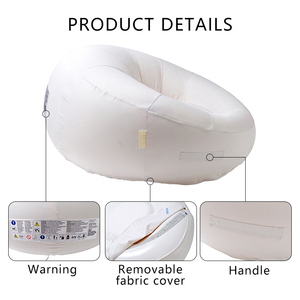 Fauteuil <span class=keywords><strong>gonflable</strong></span> nuage d'extérieur avec housse amovible, chaise pouf flottante, <span class=keywords><strong>canapé</strong></span> de bronzage en PVC <span class=keywords><strong>pour</strong></span> <span class=keywords><strong>piscine</strong></span> - Product Image 2