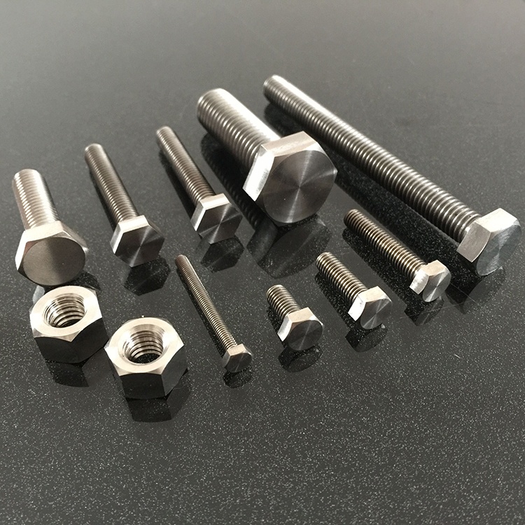 Хорошее качество DIN933 m2 m5 титановые шестигранные болты Товары в наличии