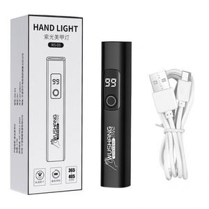 Lampe UV rechargeable pour ongles avec écran numérique, mini lampe LED portable pour le séchage du gel UV pour manucure - Product Image 2