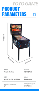 Machine de flipper virtuelle de 32 pouces, 66 jeux sélectionnés, 3 écrans, armoire d'arcade, flipper électronique numérique pour clubs, bars et cafés - Product Image 3
