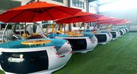 Barbecue flottant d'hiver certifié CE, allemand, en forme de donut, au propane, pour bateau, idéal pour la location