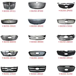 Auto body parts radiator grille suitable for Hyundai Kia front grill chrome 86350-2g500 86350 c1100 86350-3v000 86350-m6500