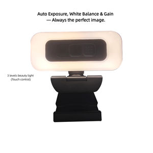 <span class=keywords><strong>Web</strong></span> <span class=keywords><strong>Cam</strong></span> 4K UHD Laptop Camera Webcam con 3 niveles de luz y micrófono incorporado para transmisión en vivo y videoconferencia - Product Image 2