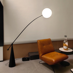 Contemporary Minimalist LED <strong>Floor</strong> <strong>Lamp</strong> with Creative <strong>Arc</strong> E27 Base Adjustable Height High CRI 90 Iron Frame for Hotel Use - Product Image 5