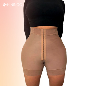 Pantalones Cortos Moldeadores de Mujer con Control Abdominal Firme y Levantamiento de Glúteos, con Ganchos y Cremallera, Ecológicos y Transpirables - Venta Directa de Fábrica - Product Image 4