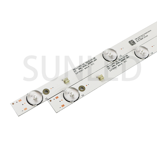 MS-L1343 Strip V2 D32061330-081AS-M 6LED 580*17MM TV Backlight