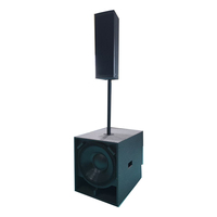 Altavoz de Columna Portátil TT515A de 2000 Vatios de Potencia Máxima, Activo, 8 ohmios, Carcasa Metálica Compacta, Imán de Neodimio, Alta Resolución, Resistente al Agua, XLR, Titanio