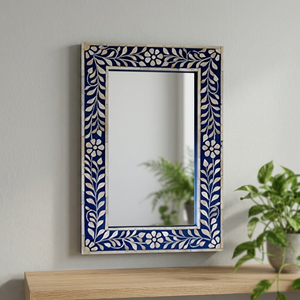 High Quality Customized Modern Design Bone Inlay Eco-Friendly Handmade Lightweight Decorative <b>Wall</b> <b>Mirror</b> Frame Custom Size - Product Image 1