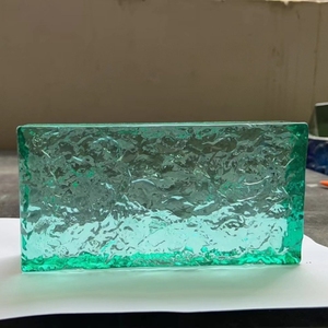 طوب كريستال صلب ملون لغرفة المعيشة خلفية تقسيم جدار طوب زجاجي مربع - Product Image 3