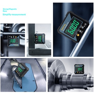 Inclinomètre numérique électronique IP54 avec boîtier magnétique puissant, jauge de mesure d'angle et niveau à bulle - Product Image 4