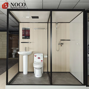 Meubles de salle de bain modernes et durables <span class=keywords><strong>en</strong></span> matériau de conteneur, armoires de lavabo modulaires à suspendre au mur pour usage hôtelier, toilettes portables - Product Image 4