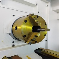 Tour CNC horizontal à banc plat CK61100 GSK, robuste, grande portée de 1000 mm, couple élevé pour le tournage de gros arbres, rouleaux et disques