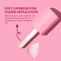 Huile à lèvres hydratante à la vitamine E, effet brillant transparent, OEM&ODM, soin des lèvres végétalien de haute qualité, maquillage nourrissant, gloss teinté brillant