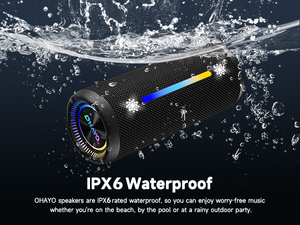 <span class=keywords><strong>X10MAX</strong></span> Portable pour haut-parleur Bluetooth avec éclairage LED RGB IPX6 Subwoofer lourd Nouveau design pour un usage domestique - Product Image 3