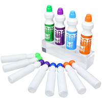 Marqueurs à points lavables 12 couleurs 65 ml, kit d'art Bingo Dauber avec livre d'activités, non toxique, pour enfants en bas âge, marqueurs de peinture pour dessin