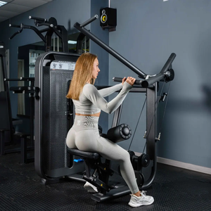 Hot Sale New Adjustable <strong>Lat</strong> <strong>Pull</strong> Low Seated Row <strong>Gym</strong> <strong>Machine</strong> For Commercial Strength Training 75kg Weight Stack Durable Metal - Product Image 4