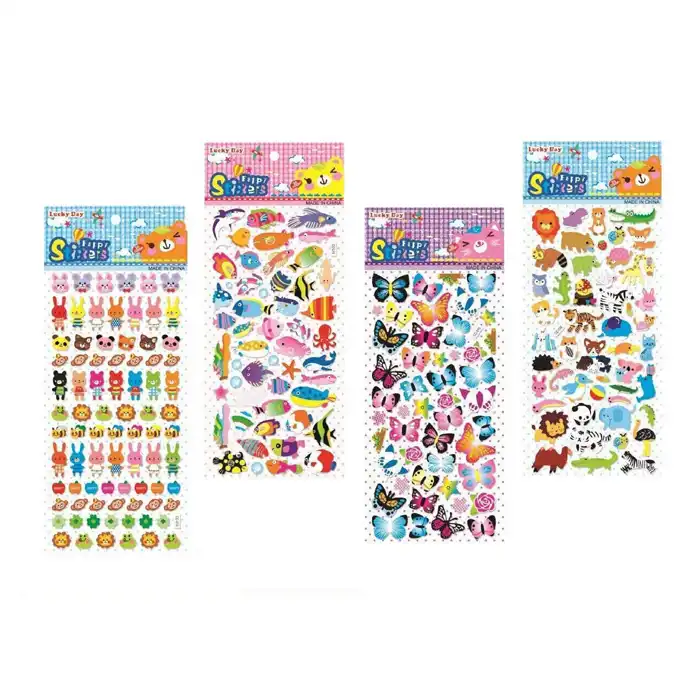 3D Stickers for Kids & Toddlers 500+ Puffy Stickers Variety Pack