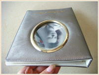 Carnet à 6 anneaux personnalisable, reliure parfaite, couverture rigide, papier écologique imprimé offset, estampage à chaud doré, Souvenir d'amour et de mariage