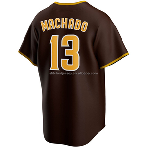Jersey Baseball Pria Model Terbaru Jahitan Berkualitas Mason Miller Tony Gwynn 3 Merrill Manny Machado 2 Bogaerts 44 Musgrove Fernando Tatis - Product Image 3