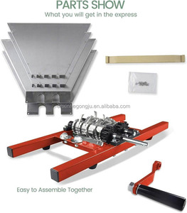 Presse manuelle 7L en acier inoxydable pour fruits et légumes, avec boîte de vitesses et support, pour <span class=keywords><strong>cidre</strong></span>, jus et vin - Product Image 5