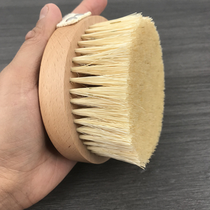 Cepillo de cuerpo seco de cerdas de Sisal vegano súper largo OEM cepillo de baño exfoliante de madera de bambú Natural para el cuidado de la piel - Product Image 5