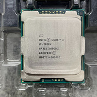 Processeur Intel Core I7-7820X d'origine, série X, LGA 2066, 8 cœurs, 16 threads, 140 W, processeur de bureau pour station de travail de jeu haut de gamme