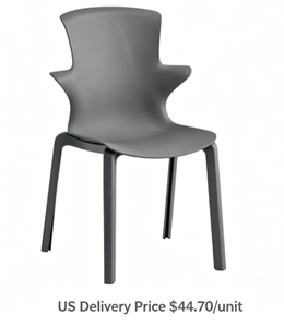 USA DELIVERY PRICE New PP Fiber Reinforced Plastic Modern Backrest + Leg <b>Stackable</b> <b>Dining</b> <b>Chair</b> for Home Office & Restaurant Use - Product Image 6
