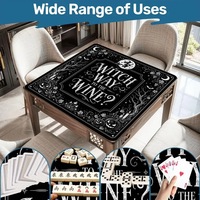 Tapis de table de mahjong transfrontalier pour Halloween, pliable, en boue de diatomée, facile à nettoyer, résistant à l'usure, isolation acoustique, pour salle de jeux commerciale