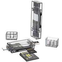 Lecteur de cartes mémoire USB C 4 en 1 pour appareil photo numérique, lecteur de cartes SD avec double fente pour cartes SD
