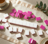Tuiles de Mahjong Américaines Modernes Personnalisées en Acrylique de Luxe Écologiques et Durables pour Diverses Couleurs et Styles – Divertissement Portable