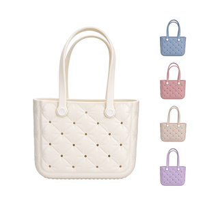 2025 Custom Summer <b>Large</b> EVA <b>Tote</b> <b>Bag</b> Beach Waterproof Women Clutches Handbag with Shoulder Strap <b>for</b> Outdoor & <b>Travel</b> - Product Image 1